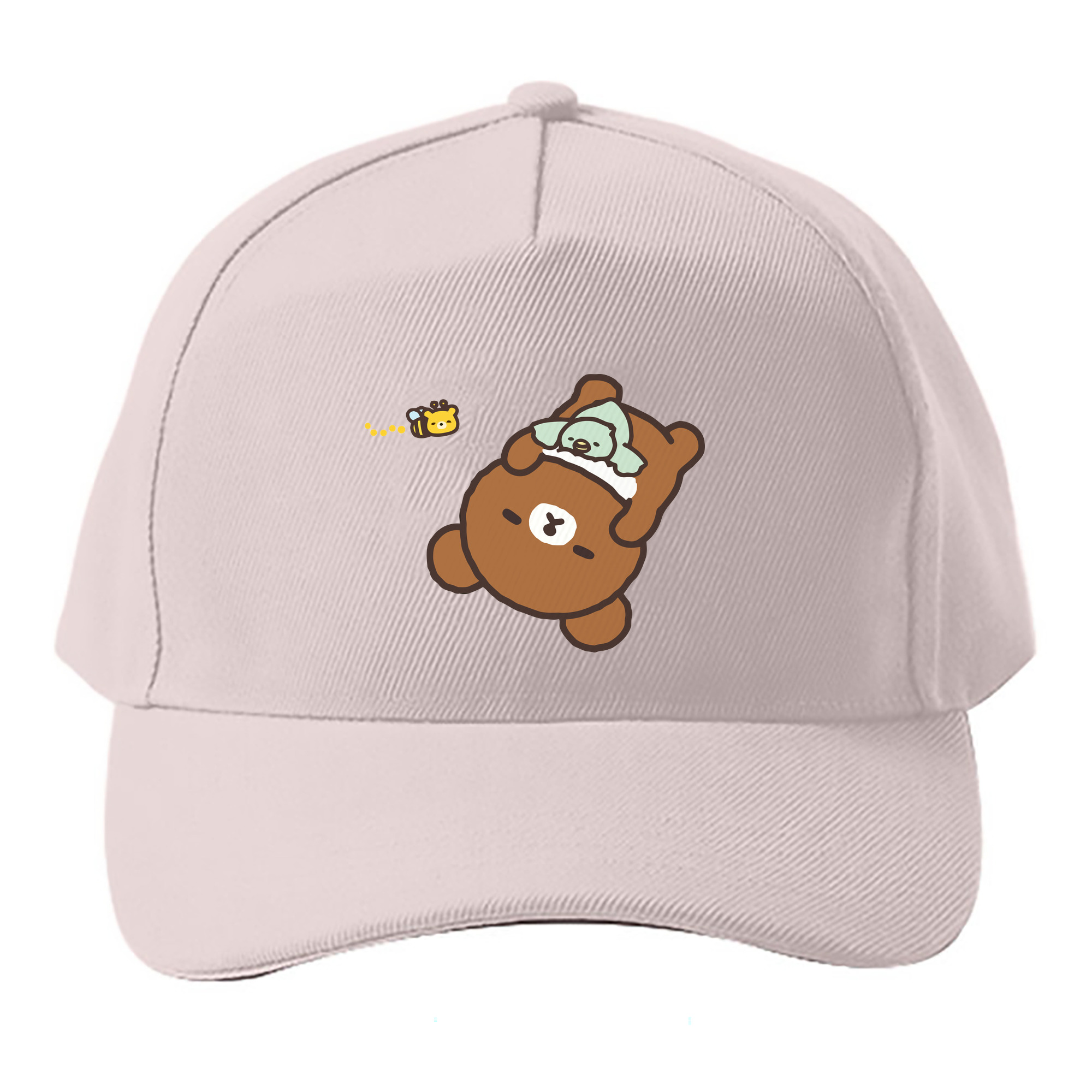 （画像用） リラックマ リラックマ キイロイトリ Rilakkuma Korilakkuma Kiiroitori ベースボールキャップ 綿100％ 男女兼用 帽子 スポーツ